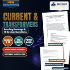 Alternating Current & Transformers Spanish Reading Passage & Comprehension Questions cover