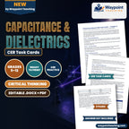 Capacitance & Dielectrics CER Task Cards cover