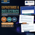 Capacitance & Dielectrics Scaffolded Phenomena-Based Lesson: The Air-Gap Bench: Does a Wider Gap Really Cost 1/d? Presentation cover