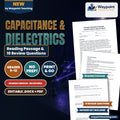 Capacitance & Dielectrics Spanish Reading Passage & Comprehension Questions cover