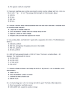 Electric Fields & Flux Lesson Quiz sample page