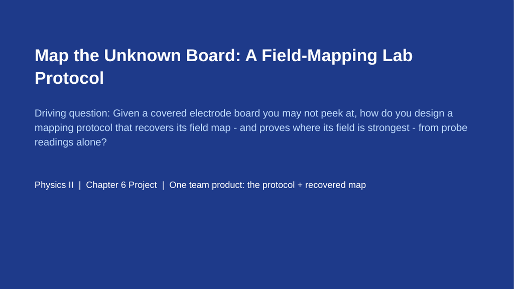 Electric Fields & Flux Project-Based Learning Activity sample page