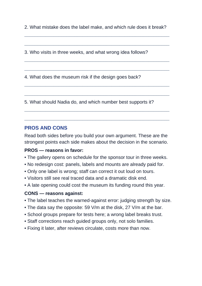 Electric Fields & Flux Real-World Case Study sample page