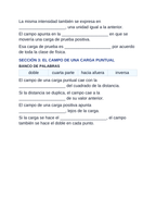 Electric Fields & Flux Spanish Guided Notes sample page