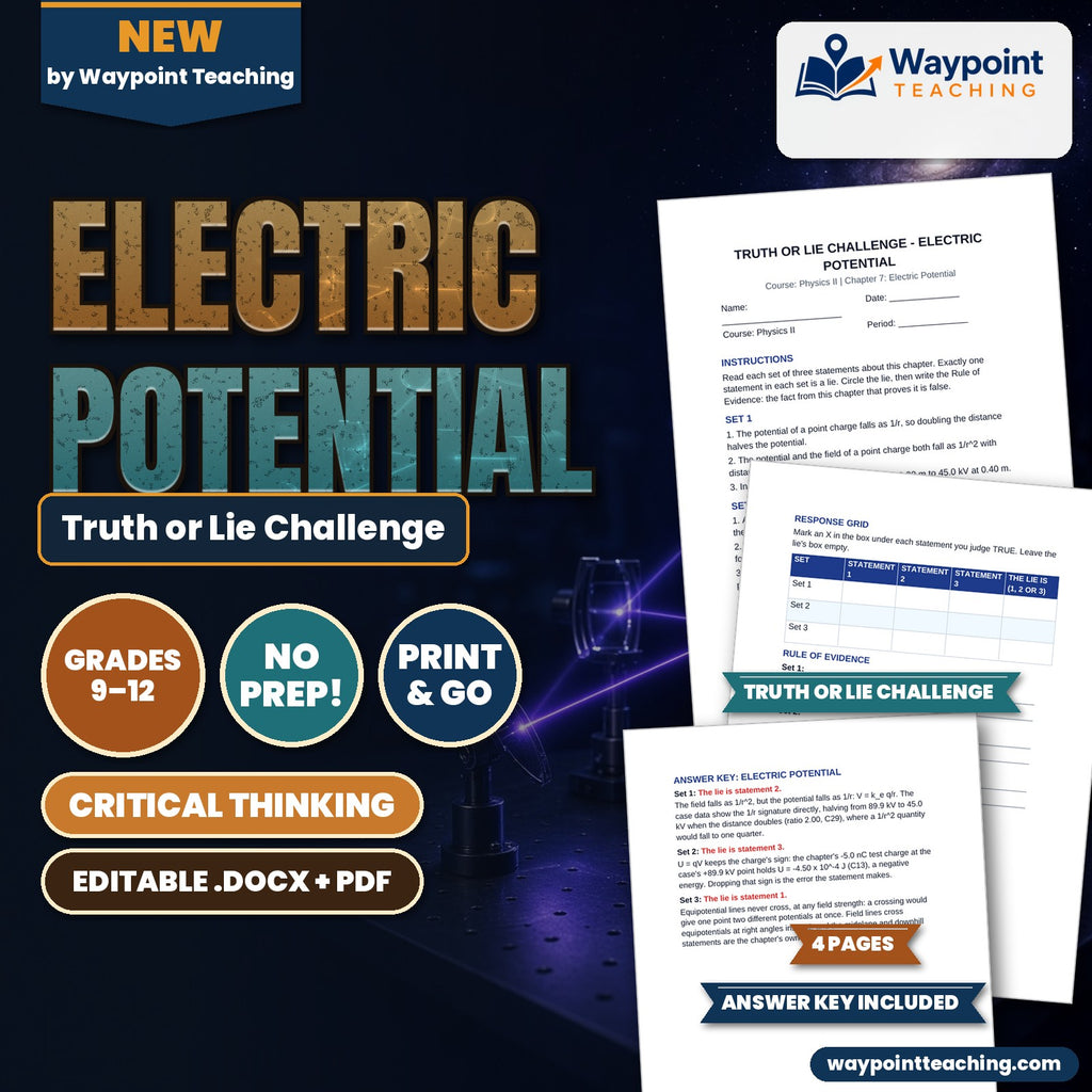 Electric Potential Truth or Lie Challenge cover