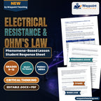 Electrical Resistance & Ohm's Law Phenomena-Based Lesson: Two Devices on One Bench: The Straight Line and the Bend Student Response Sheet cover