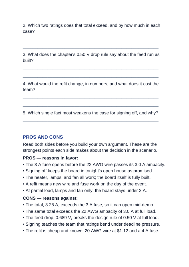 Electrical Resistance & Ohm's Law Real-World Case Study sample page