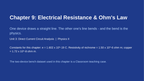 Electrical Resistance & Ohm's Law Slide Show Presentation sample page