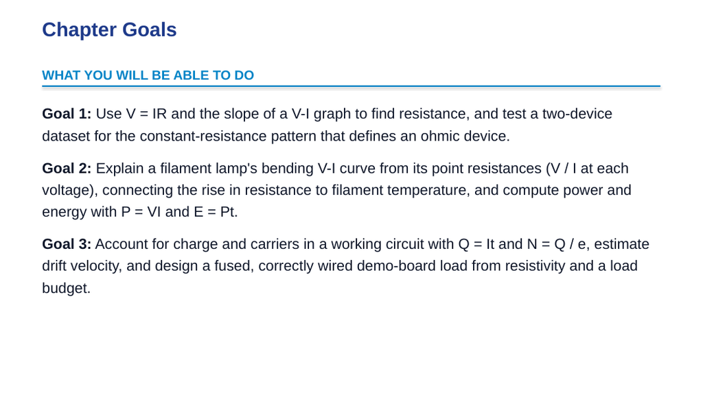 Electrical Resistance & Ohm's Law Slide Show Presentation sample page