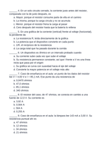 Electrical Resistance & Ohm's Law Spanish Unit Test sample page