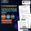 Electromagnetic Induction Spanish Unit Test cover