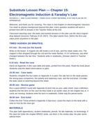 Electromagnetic Induction Substitute Lesson Plan sample page
