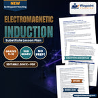 Electromagnetic Induction Substitute Lesson Plan cover