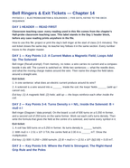 Electromagnetism & Solenoids Bell Ringers & Exit Tickets sample page