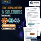 Electromagnetism & Solenoids Lesson Quiz cover