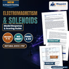 Electromagnetism & Solenoids Model Response & Scoring Guide cover
