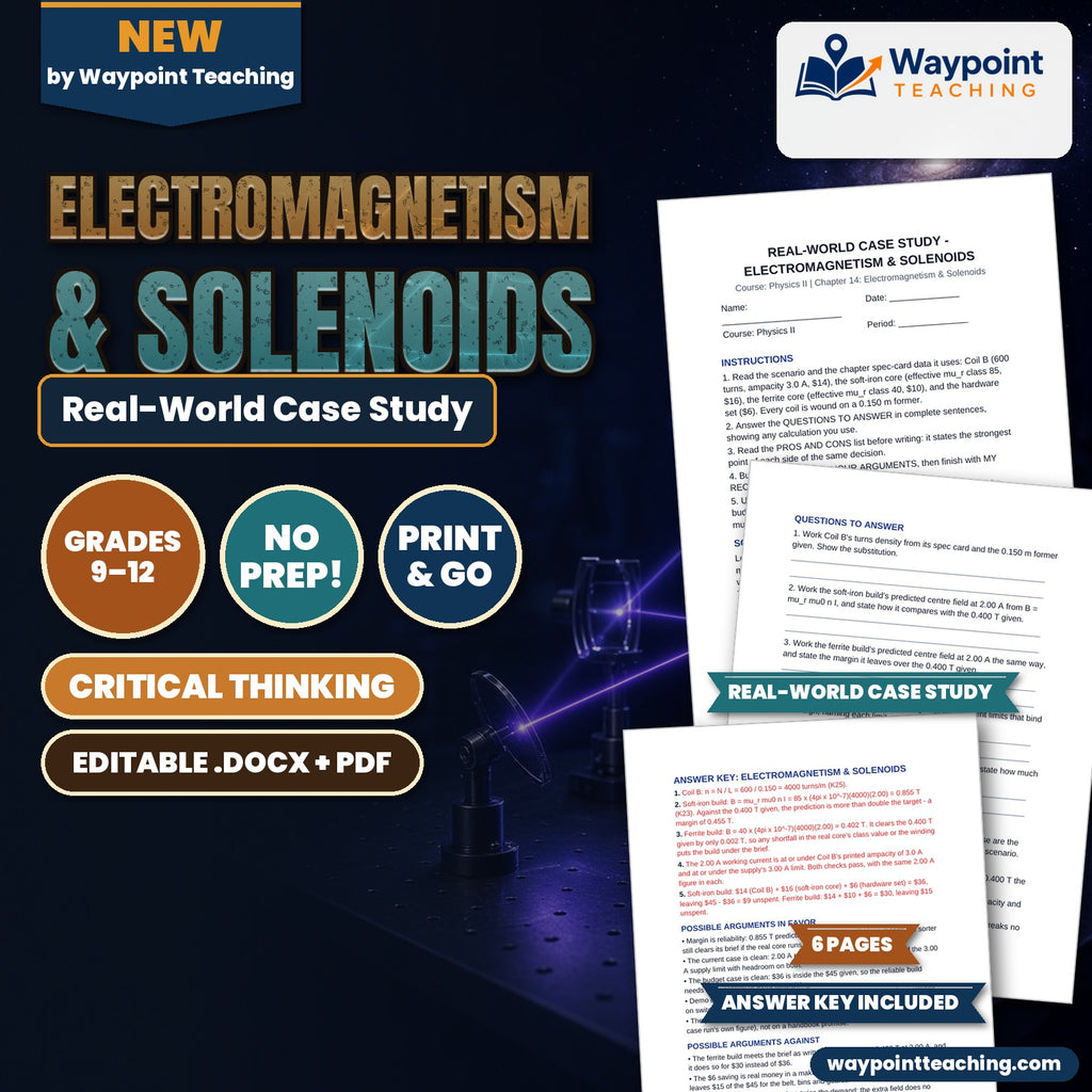 Electromagnetism & Solenoids Real-World Case Study cover