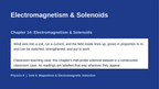 Electromagnetism & Solenoids Slide Show Presentation sample page