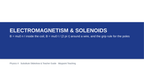 Electromagnetism & Solenoids Substitute Slideshow & Teacher Guide sample page