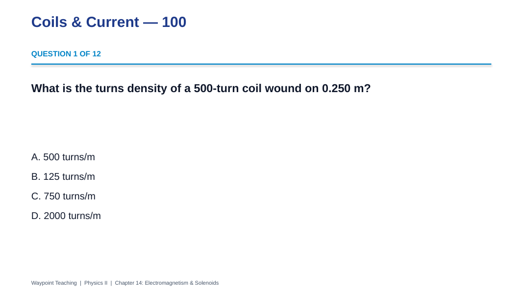 Electromagnetism & Solenoids Trivia Board Game sample page