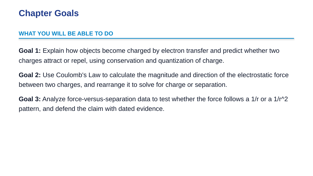 Electrostatic Charge & Coulomb's Law Slide Show Presentation sample page