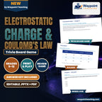 Electrostatic Charge & Coulomb's Law Trivia Board Game cover