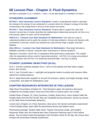 Fluid Dynamics 5E Lesson Plan sample page