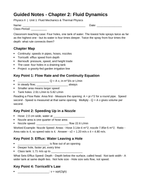 Fluid Dynamics Guided Notes sample page
