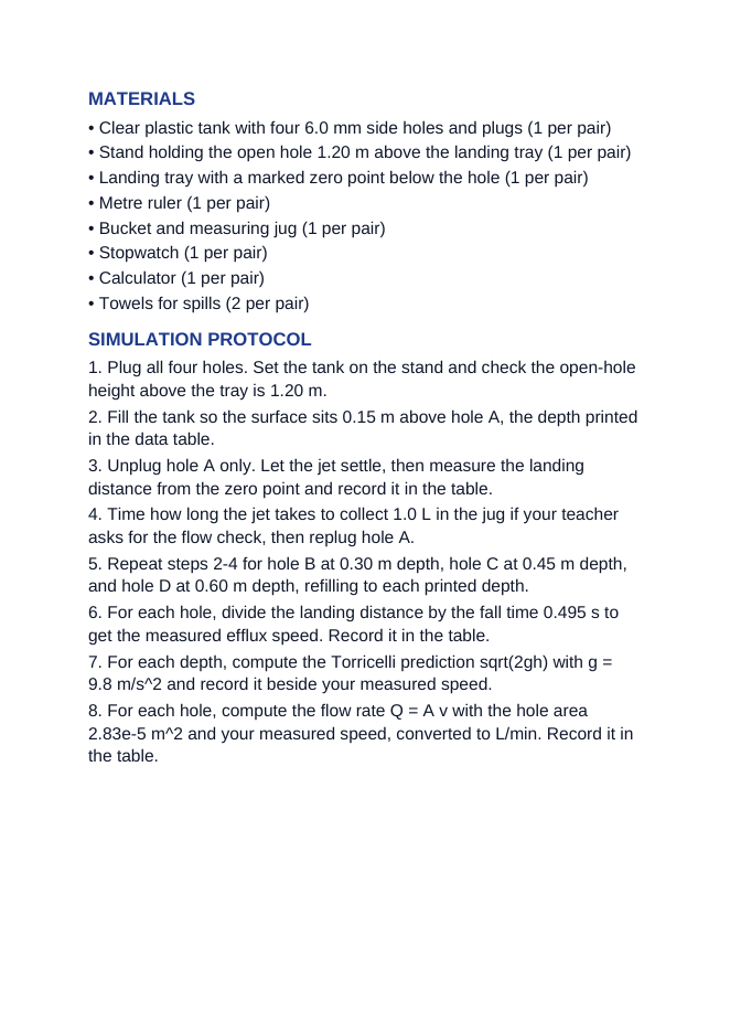 Fluid Dynamics Interactive Simulation sample page