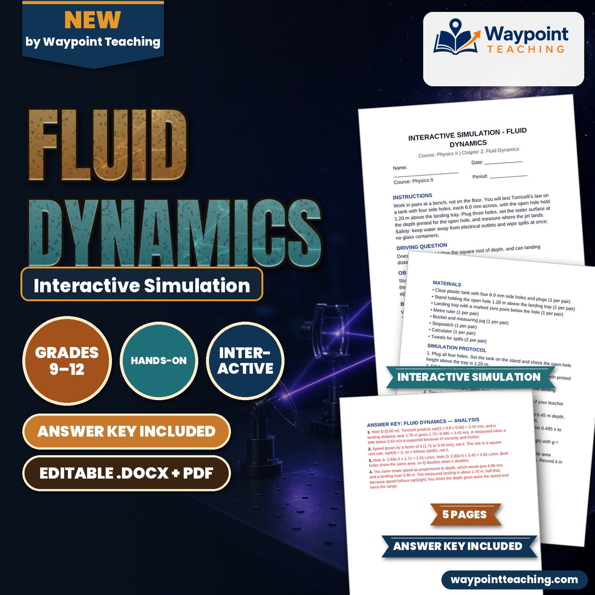 Fluid Dynamics Interactive Simulation cover