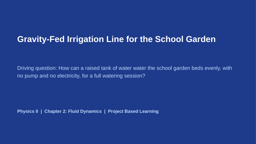 Fluid Dynamics Project-Based Learning Activity sample page
