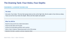 Fluid Dynamics Scaffolded Phenomena-Based Lesson: The Draining Tank: Four Holes, Four Depths Presentation sample page