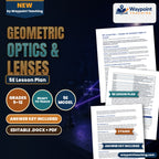 Geometric Optics & Lenses 5E Lesson Plan cover