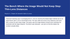 Geometric Optics & Lenses Phenomena-Based Lesson: The Bench Where the Image Would Not Keep Step: Thin-Lens Distances Presentation sample page