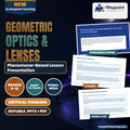 Geometric Optics & Lenses Phenomena-Based Lesson: The Bench Where the Image Would Not Keep Step: Thin-Lens Distances Presentation cover