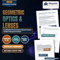 Geometric Optics & Lenses Scaffolded Phenomena-Based Lesson: The Bench Where the Image Would Not Keep Step: Thin-Lens Distances Student Response Sheet cover