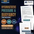 Hydrostatic Pressure & Buoyancy CER Task Cards cover