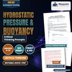 Hydrostatic Pressure & Buoyancy Critical Thinking Prompts cover