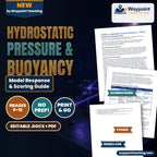 Hydrostatic Pressure & Buoyancy Model Response & Scoring Guide cover