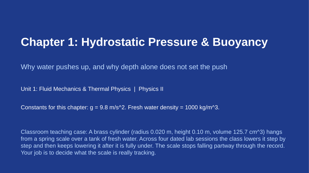Hydrostatic Pressure & Buoyancy Slide Show Presentation sample page