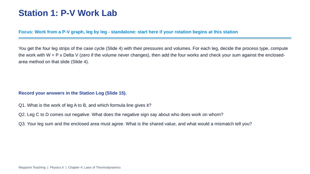 Laws of Thermodynamics Differentiation Stations sample page