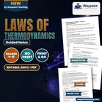 Laws of Thermodynamics Guided Notes cover