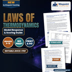 Laws of Thermodynamics Model Response & Scoring Guide cover