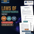 Laws of Thermodynamics Spanish Unit Test cover