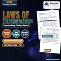 Laws of Thermodynamics Vocabulary Choice Board cover