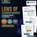 Laws of Thermodynamics Vocabulary Words & Definitions cover