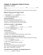 Magnetic Fields & Forces Guided Notes sample page