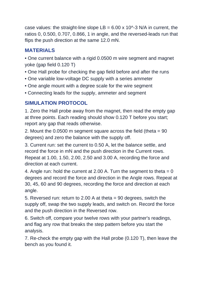 Magnetic Fields & Forces Interactive Simulation sample page