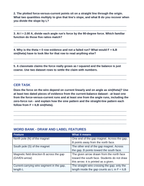 Magnetic Fields & Forces Phenomena-Based Lesson: The Current Balance: Even Steps in Current, a Sine in Angle Student Response Sheet sample page