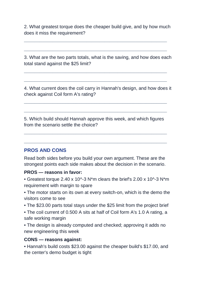 Magnetic Fields & Forces Real-World Case Study sample page